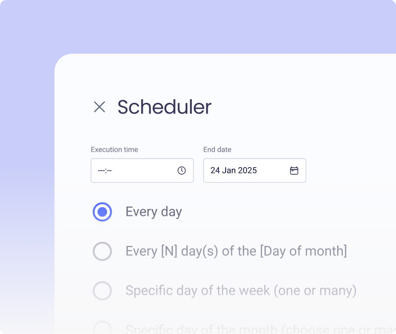 scheduler ApprovalMAx